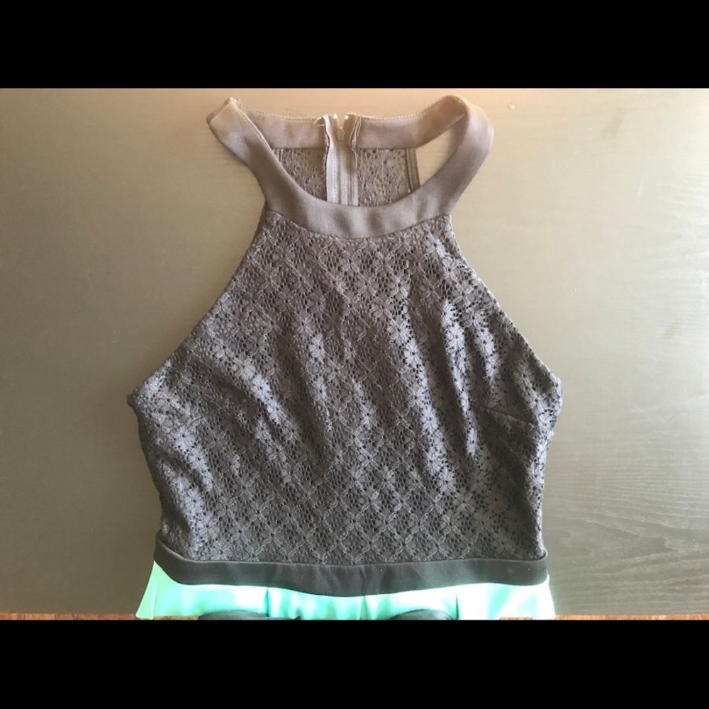 Black/Teal Dress